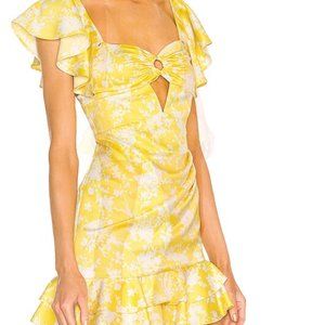 Michael Costello Yellow Dress